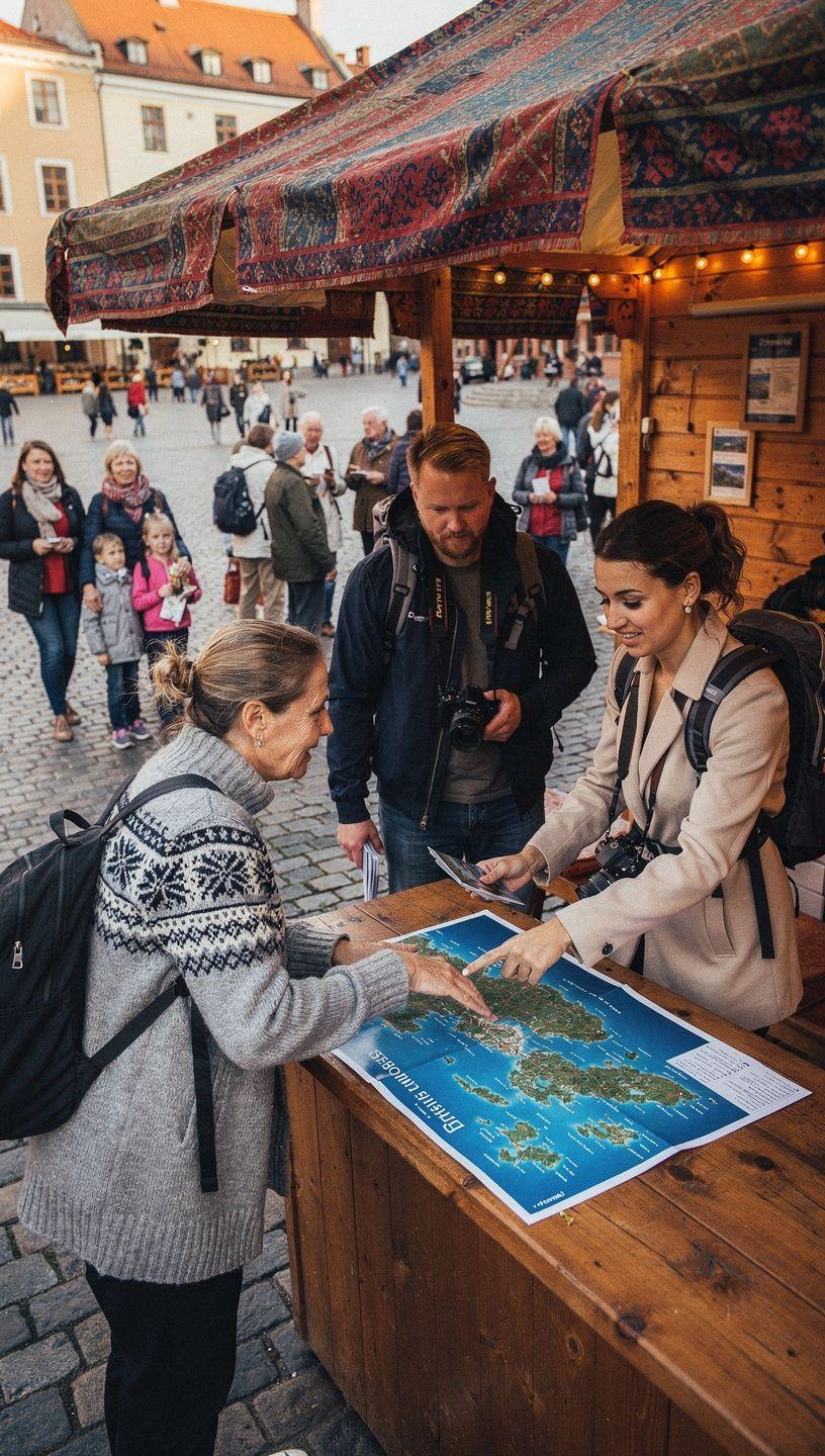 Võtmesõbralik klienditeeninduspunkt, mis aitab korraldada saartevahelisi laevareise, majutust ja vaba aja tegevusi Eestis.